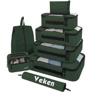 6 Pc Set Packing Cubes Luggage Packing Organizers for Travel Accessories